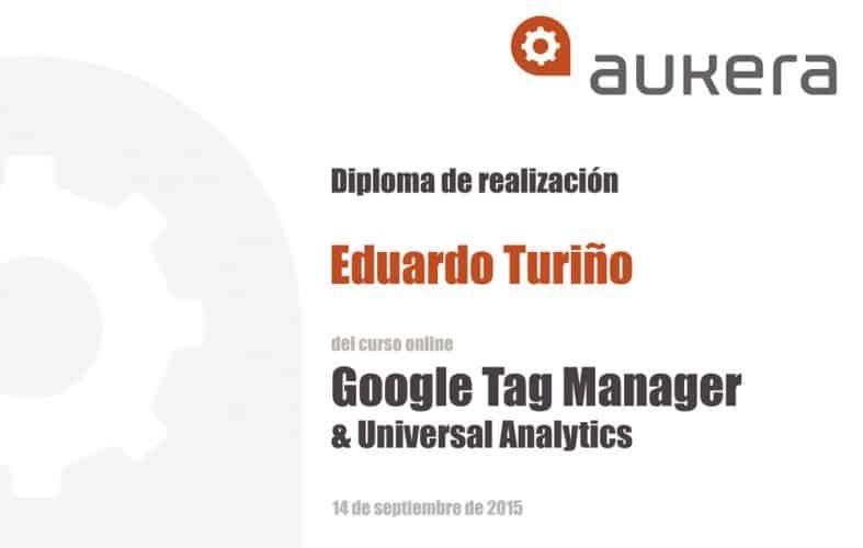 Experto en Tag Manager Bilbao. Curso Aukera