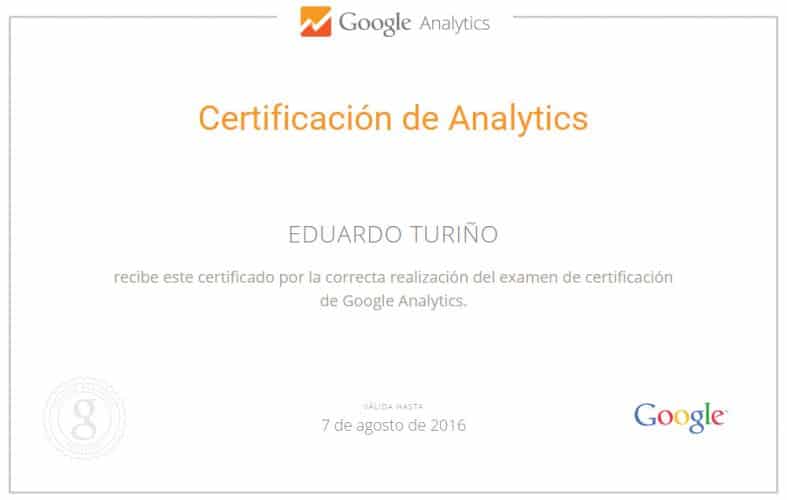 Experto en Google Analytics Bilbao. Eduardo Turiño.